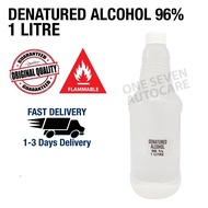 ETHANOL DENATURED ALCOHOL 96% ( PERFUME / HAND SANITIZER GRADE ALCOHOL ) 1 LITRE