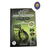 Unique Hair Darkening Shampoo Natural Black 30ml
