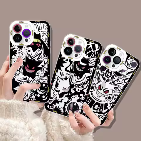 Pokemon Gengar Phone Cover For VIVO Y76 Y53S Y51 Y51A Y50 Y35 Y33T Y33S Y31 Y30 Y27 Y22S Y21 Y21A Y2