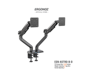 ERGONOZ ขาตั้งจอคอม แขนจับจอ ขาตั้งจอ ขาตั้งจอคอมพิวเตอร์ Monitor Arm รุ่น ASTRO สำหรับหน้าจอ 13 - 3