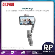 ZHIYUN SMOOTH Q3 Smartphone Gimbal 3-Axis Adjustable Portable Handheld Mobile Camera Stabilizer
