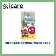 BIGEN SPEEDY HAIR COLOR CONDITIONER 883 DARK BROWN TWIN PACK