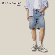 [Online Exclusive - Korea Collection] Giordano Men Cotton Denim Twill Low Rise Shorts