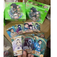 ( FULL BOX ) Hộp ảnh thẻ KIMETSU NO YAIBA tặng kèm bọc thẻ bài card nhân phẩm gacha anime Thanh Gươ