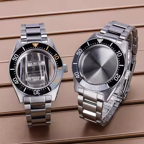 40.5mm Luxury Watch Case Blue AR Coating Sapphire For Mod SPB143J1/SPB253J1 Black Tiger Whale NH35 N