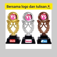 Trophy/Piala/Hadiah/Plag/Plak/Cenderahati bersama tulisan