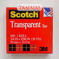 Scotch Transparent Tape 19mm Refill | Isolasi Bening | Selotip