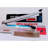 PFS 400 Impulse Sealer 400mm / 16" Heavy Duty Metal Machine Plastic Film Seal Packaging