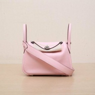 Lindy Mini 3Q新櫻花粉 Swift皮 U刻 銀扣