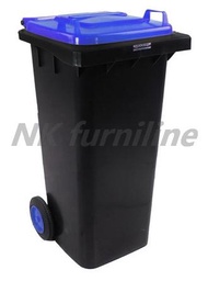 NK Furniline ถังขยะ120ลิตร-มีล้อเข็นมีฝาปิด(ฝาเรียบ) ถังขยะสุขาภิบาล ถังขยะสีแยกประเภทขยะ