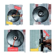 Water pump plastic impeller 12x46x124mm PLASTIC