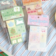 Tear-off note paper | Journal Journal Journal Journal | Patchwork Note
