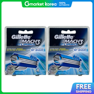 Gillette | ใบมีดโกนหนวด Gillette Mach3 Turbo จำนวน 2 ชิ้น