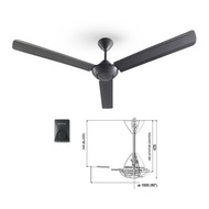 PANASONIC CEILING FAN 60” (BLACK)