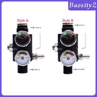 [Baosity2] Diving Cylinder Regulator with Gauge Heavy Duty Replacement Tool Parts Gas Tank for Outdoor Sports