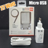 Charger xiaomi mi 9 micro USB 27W original fast charging