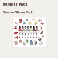 Sunnies Face Sticker Pack