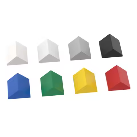 Small Particle Building Blocks MOC DIY Parts 2x2 Double-sided Bevel Brick Technology 836 Compatible 
