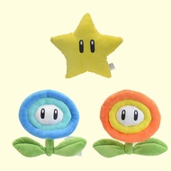 20cm Cute Star Plush Doll Spiny Shell Fire Flower Ice Flower Soft Stuffed Toys Bowser Peluche Collec