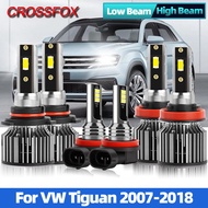 Canbus LED Headlight H7 HB4 9006 Auto Fog Lights 20000LM Turbo Car Light Bulbs For VW Tiguan 2007-20