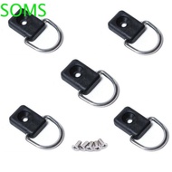 SOMS Kayak D Rings Canoe Kayak Gear Equipment Bungee Kit Pull Buckle Tie Ring D Buckle Kayak Tie Down