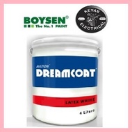 【Hot】 BOYSEN / DAVIES Nation Dreamcoat Latex GLOSS and FLAT LATEX  4 LITER GALLON for Concrete and