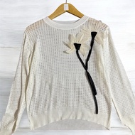 Women's Floral Mesh Top