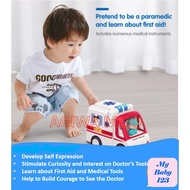 Doctor Ambulance Car Toy /HOLA Toys ORIGINAL/ Ambulance Car Toy Doctor Play Toy with universal light