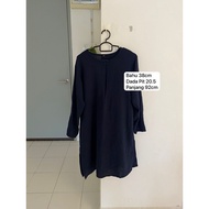 Baju kurung navy blue