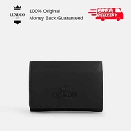 [Luxuco] Coach Micro Wallet CP260 Black Copper