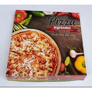 Pizza Box 25 x 25 x 4.8 cm // duplex pizza Box Homemade pizza Box/ Homemade pizza business Box/