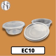 EC 10/ 10 OZ Round Container with Lid - 50PCS