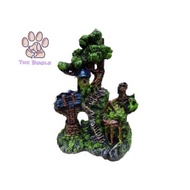 (The Bool's) Temple House - fiber aquarium decoration, temple house