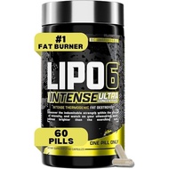 Nutrex Research Lipo6 Black Intense Ultra Concentrate Thermogenic Belly Fat Burner for Men and Women