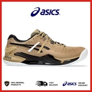 【 Genuine】Asics gel 9 Brown Black Unisex  Low Cut Professional Tennis Shoes