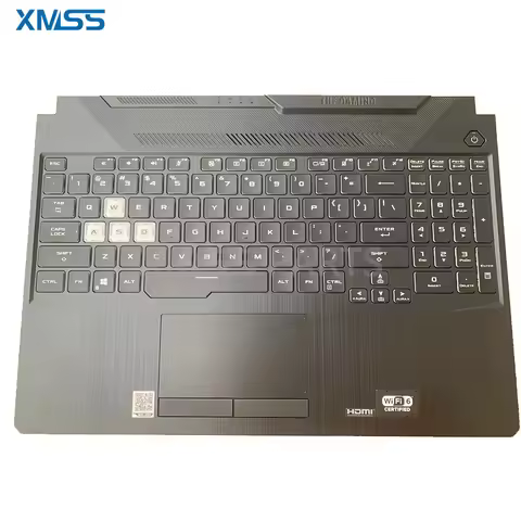 New Palmrest Upper Top Case Keyboard With Backlit For ASUS FA506 FX506 FA506HM FA506QM