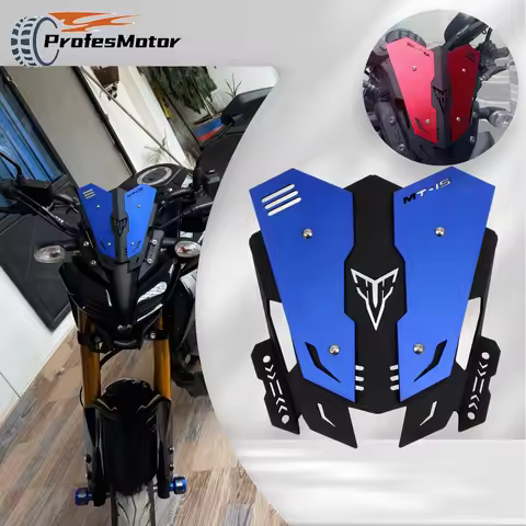 For Yamaha Motorcycle Windshield WindDeflector Guard Windscreen Windproof Hood MT15 MT-15 MT125 MT-1