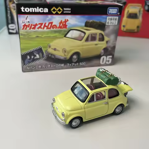 Takara Tomy Tomica Premium Tomica Premium Unlimited 05 Lupin III Castle of Cagliostro Fiat 500 Alloy