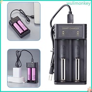 WU Intelligent  Charger for 10440 14500 14650 18650 Rechargeable Batteries