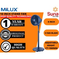 Milux 10 Inch 3 Speeds Gale Stand Fan MGF-10 Kipas Berdiri Murah