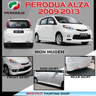 PERODUA ALZA 2008 2010 2013 MGN STYLE FULLSET SKIRTING MATERIAL PU BODYKIT