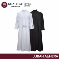 JUBAH AL-HERA LELAKI PLAIN HITAM PUTIH