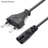 [OriginalGrass] EU Power Cable 2pin IEC320 C7 US Power Extension Cord For Dell Laptop Charger Canon 