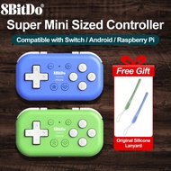 8BitDo Micro Controller Compatible With Nintendo Switch Pocket Sized Gaming Bluetooth Gamepads For A
