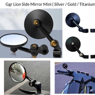 Electric Motor Universal Side Mirror Mini ( Silver / Gold / Titanium ) Screw Ggr Lion G1 Yadea Ezi T