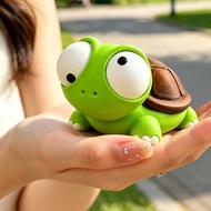 Trendy Play Fun Turtle Ornaments Desktop Decoration Office Ornaments Removable Eyeballs Children's T