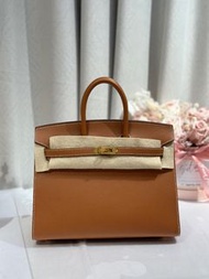 門市現貨 二手98%New🤎Hermes Birkin 25cm 37 Gold 金棕色 金扣 Madame皮 Stamp Z🥰Full set