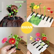 Rhian Plant Hair Clip Plant Bean Sprout Clip Hair Korean Hair Accessories Bangs Hairstyle Korean