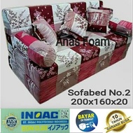 Sofabed Inoac Ukuran 200x160x20cm/Sofa Bed Inoac no.2/Sofa bed Busa Inoac/Sofa bed Inoac