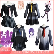 Project Sekai Colorful Stage Feat Yoisaki Kanade Akiyama Mizuki Hoody Hoodie Outfits Anime Customize Cosplay Costumes Set Women Dress Wig